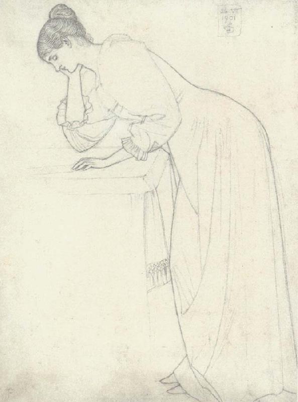 Joseph E.Southall Study of Anna Elizabeth Baker